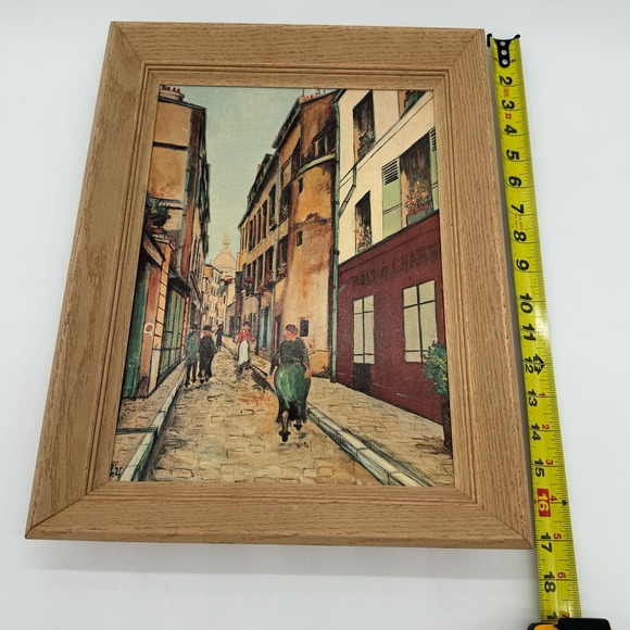 Maurice Utrillo Montmartre France Street Scene Framed Museum Art Reproduction - Picture 7 of 7
